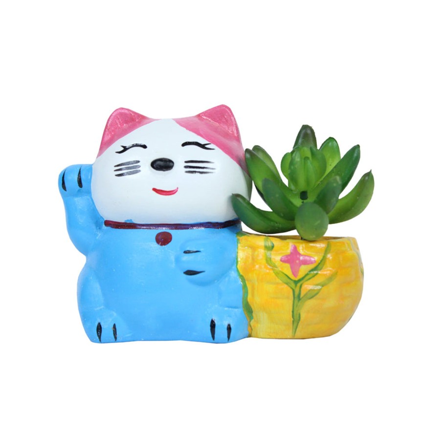 Garden Planters Wonderland | Kitty Succulent Pot For Home And Balcony Decoration