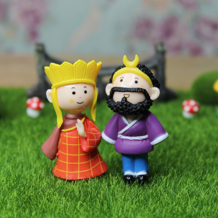 Miniature Fairy Garden Wonderland | Miniature Toys : (Set Of 2) King And Queen For Fairy Garden Accessories