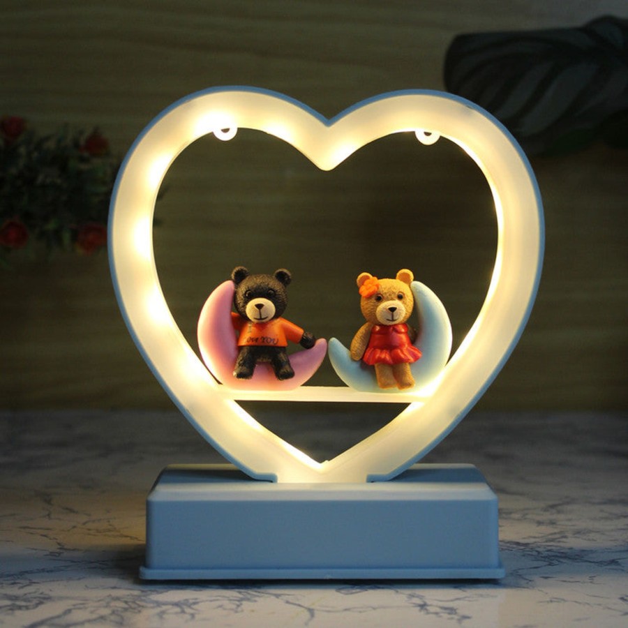 Gifts Wonderland | Wonderland Enchanted Love: Light Couple'S Frame With Couple , Ideal For Gifting