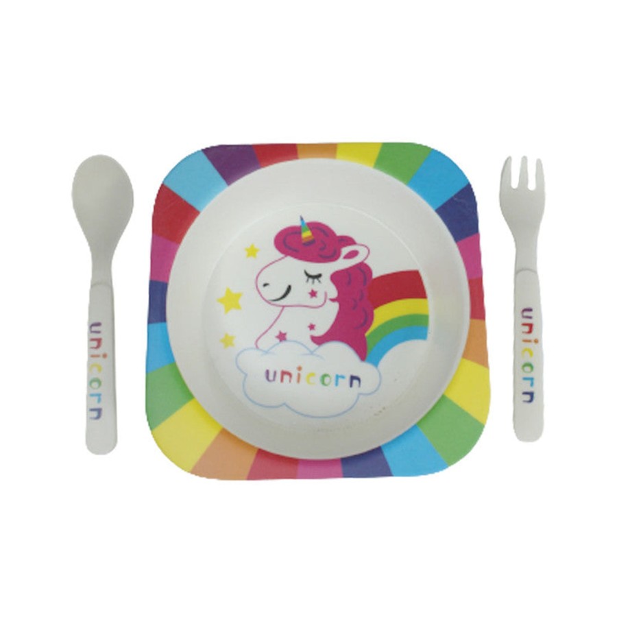 Kids Wonderland | Bamboo Fiber Kids Utensils