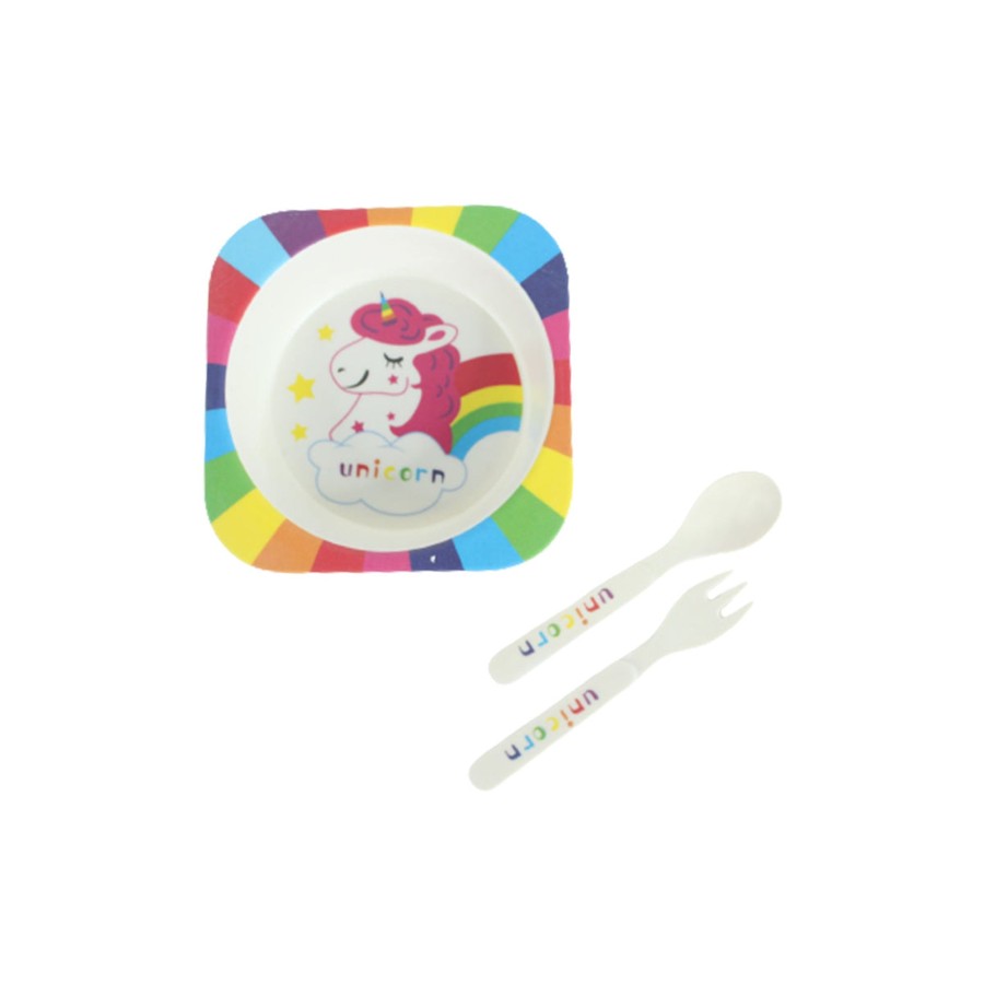 Kids Wonderland | Bamboo Fiber Kids Utensils