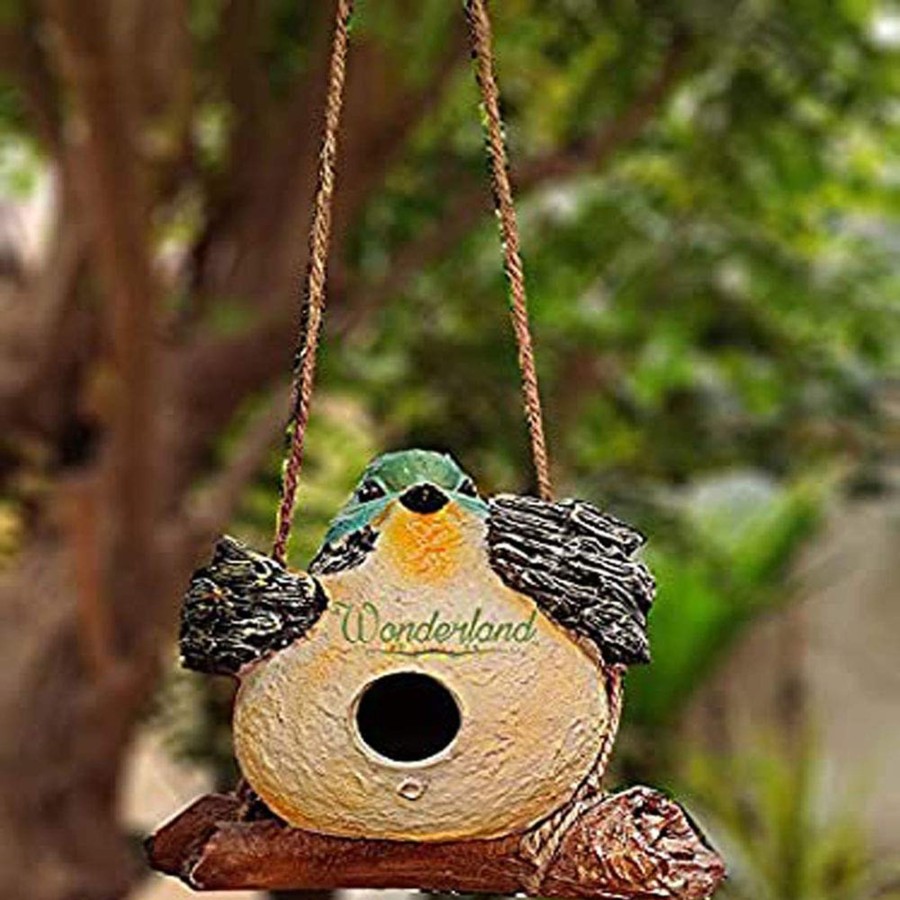 Garden Decor Wonderland Garden Statues | Hanging Bird House For Home And Garden Decoration