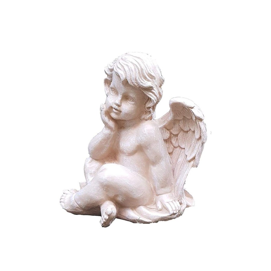 Garden Decor Wonderland Garden Statues | Angel/Cherub Statue For Home Decoration (9 Inch)