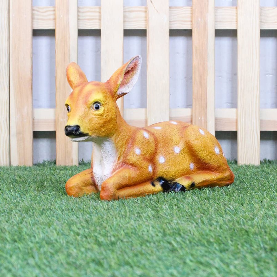 Garden Decor Wonderland Garden Statues | Lying Deer For Home And Garden Decoration