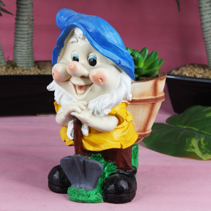 Garden Planters Wonderland | Attractive Gnome Planter For Home And Garden Decoration