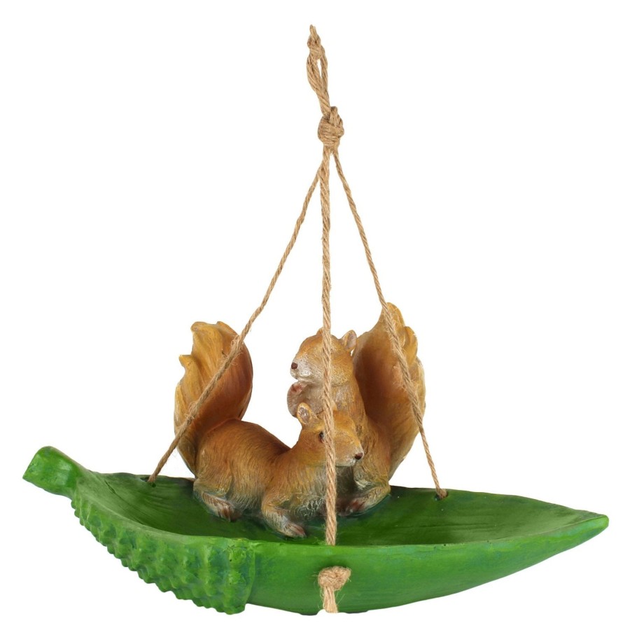 Home Decor Wonderland Table Top Decor | Squirrel Bird Feeder For Garden Decoration