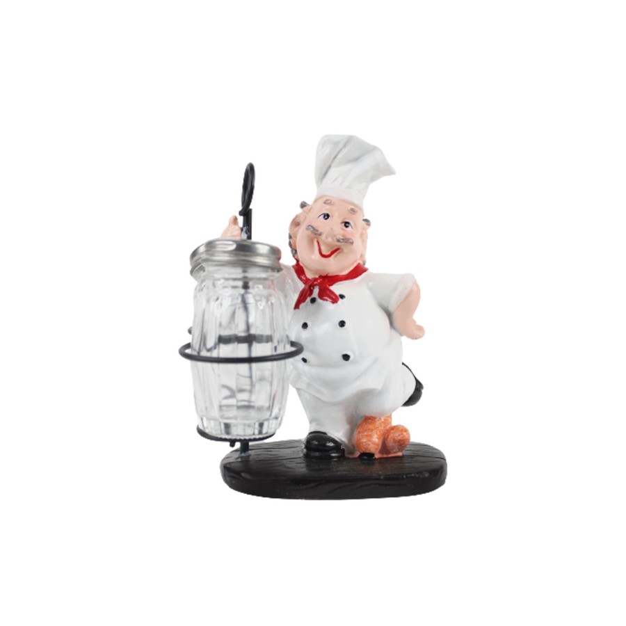 Home Decor Wonderland Chef Decor | Wonderland Imported Resin Salt And Pepper Wearing Chef Hat Cook