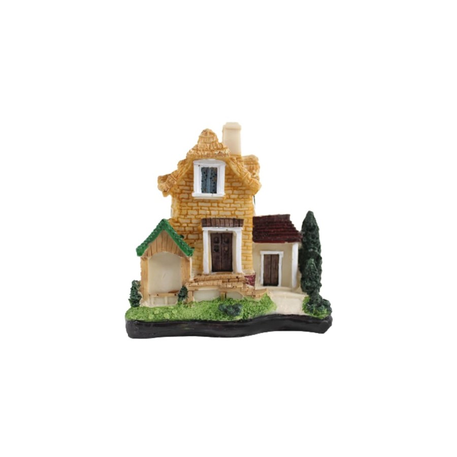 Miniature Fairy Garden Wonderland Garden Arts and Craft | 2 Big Double Storey House|Miniature Toys|Tray Garden Accessories