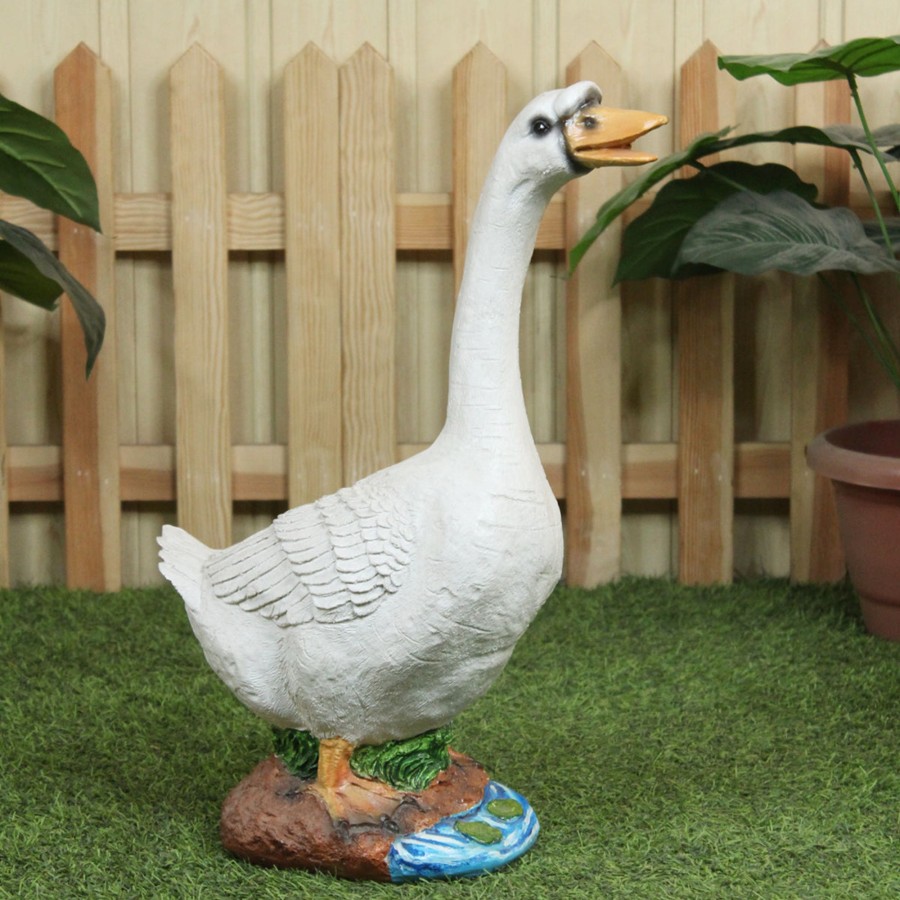 Garden Decor Wonderland Garden Statues | Big Duck/Goose For Balcony And Garden Decoration