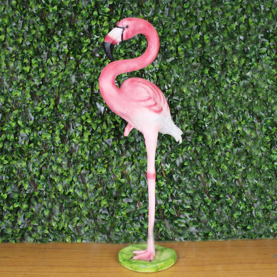 Garden Decor Wonderland Garden Statues | Flamingo Statue (Medium) For Balcony And Garden Decoration