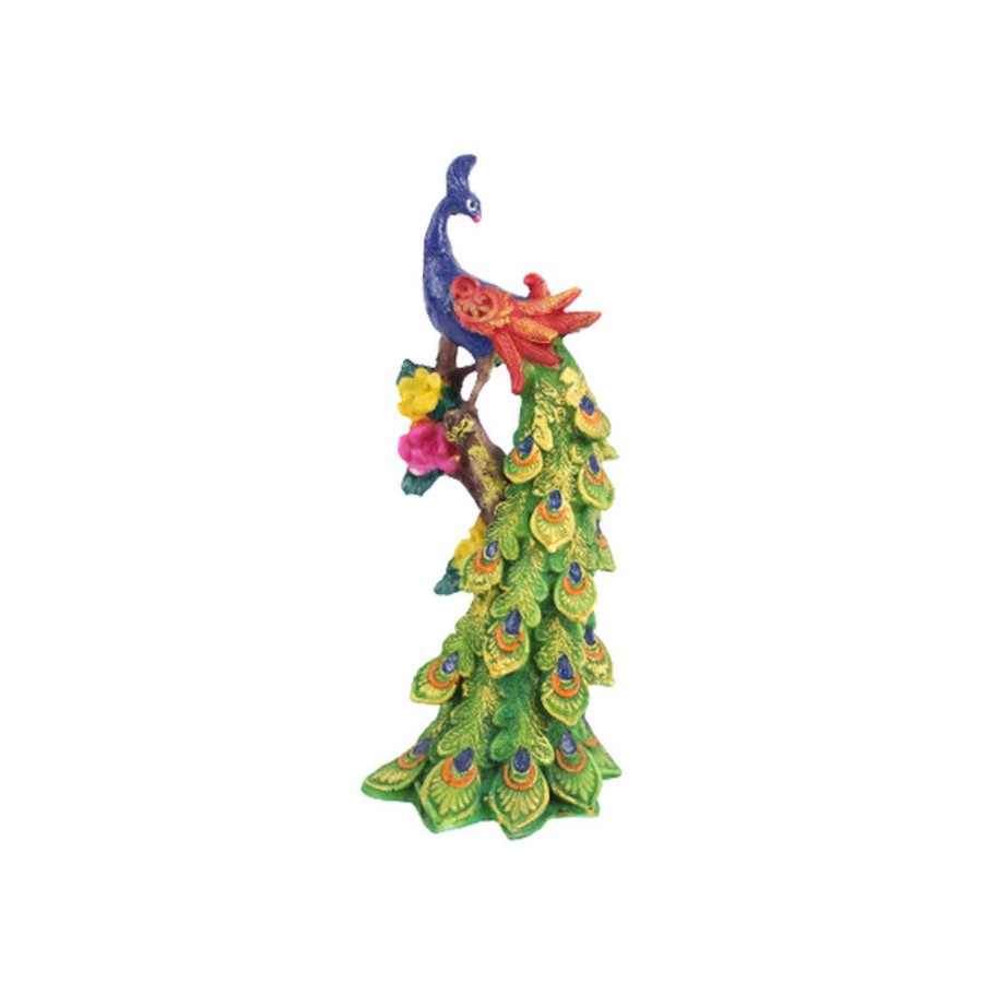 Garden Decor Wonderland Garden Statues | Wonderland Resin Beautifull Peacock Garden Decor