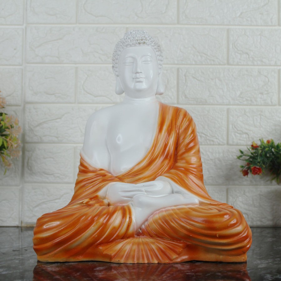 Garden Decor Wonderland Garden Statues | Wonderland Orange Budhha