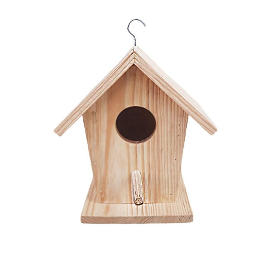 Garden Decor Wonderland Garden Statues | Pine Wood Bird House (Hanging And Wall)