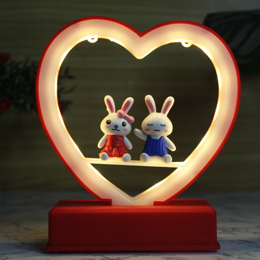 Gifts Wonderland | Wonderland Valentine'S Day Decoration Light Led Heart Shaped Lights Proposal Decorate Romantic Surprise Wedding Decorative Lights