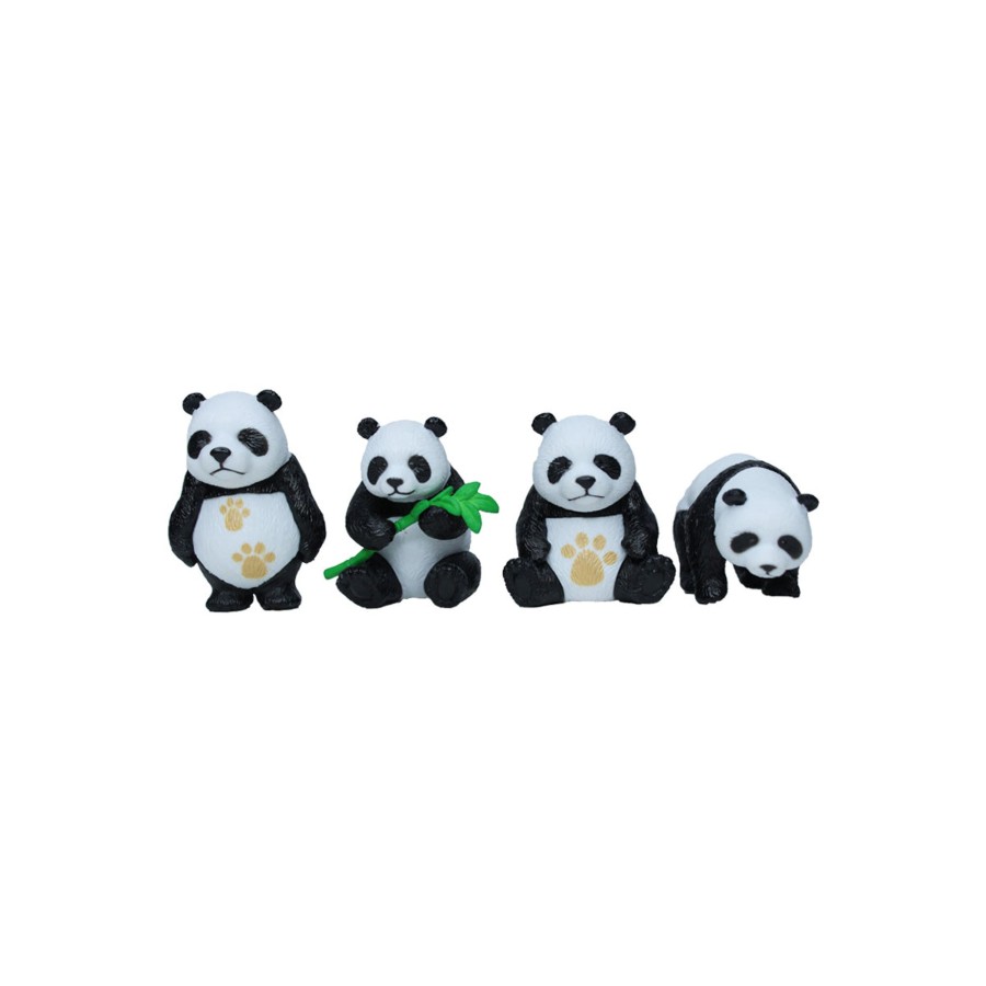 Miniature Fairy Garden Wonderland | Miniature Toys : (Set Of 4) Pandas For Fairy Garden Accessories