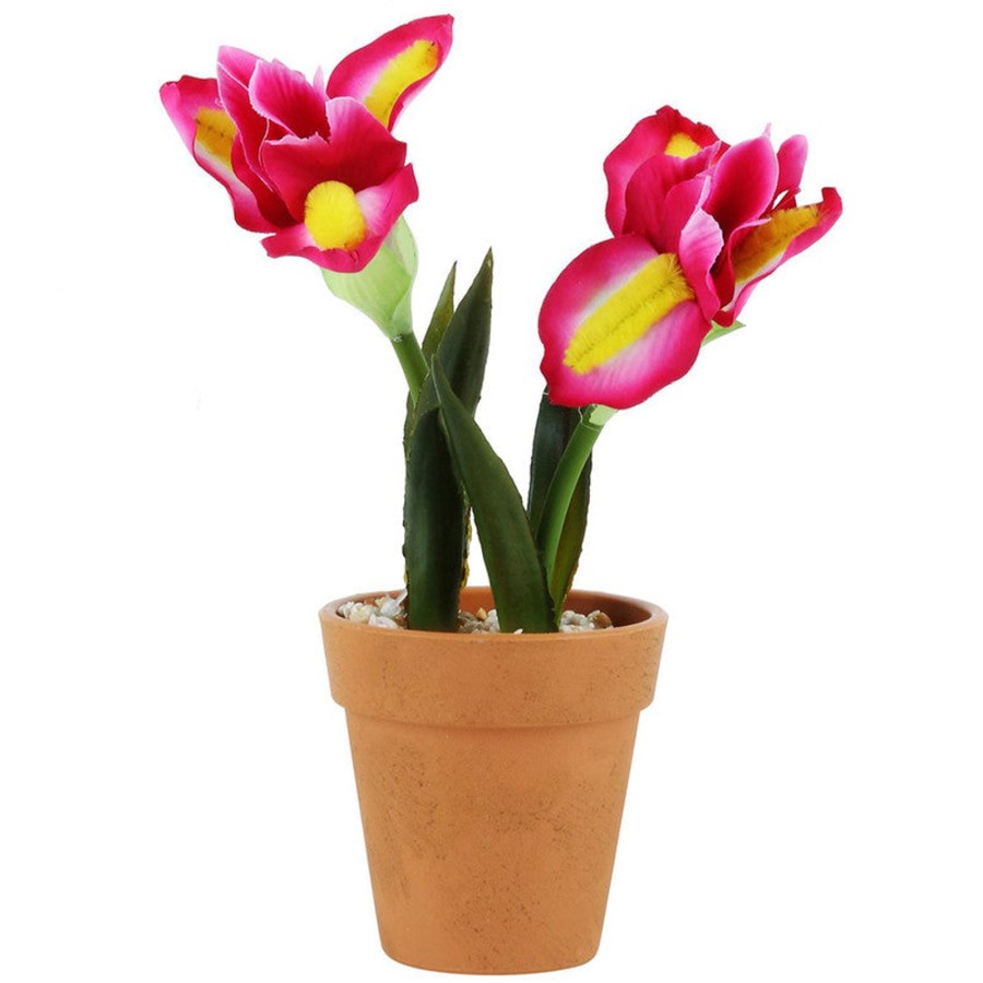 Artificial Turf Plants Wonderland | Pink& Yellow Flower With Plastic Pot