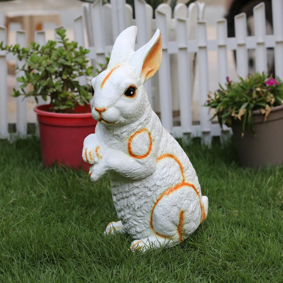 Garden Decor Wonderland Garden Statues | Standing Bunny Rabbit Statue For Garden Decoration