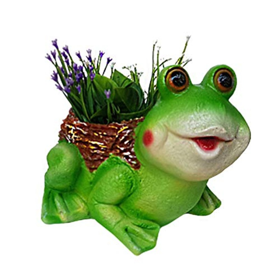 Garden Planters Wonderland Garden Arts and Craft | Cute Outdoor Frog Planter For Home And Garden Decor