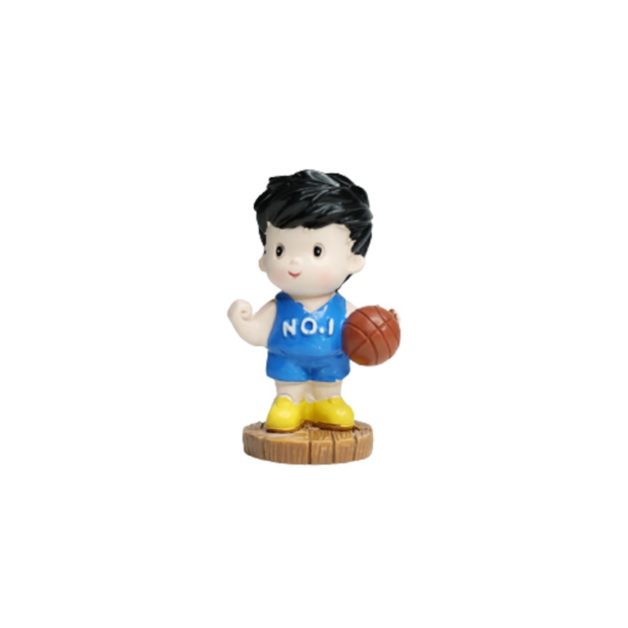 Home Decor Wonderland Human Figurine | Wonderland Single Piece Basket Ball Boy Miniature| Figurine Statue| Home Decor| Gift Articles | Gift Item