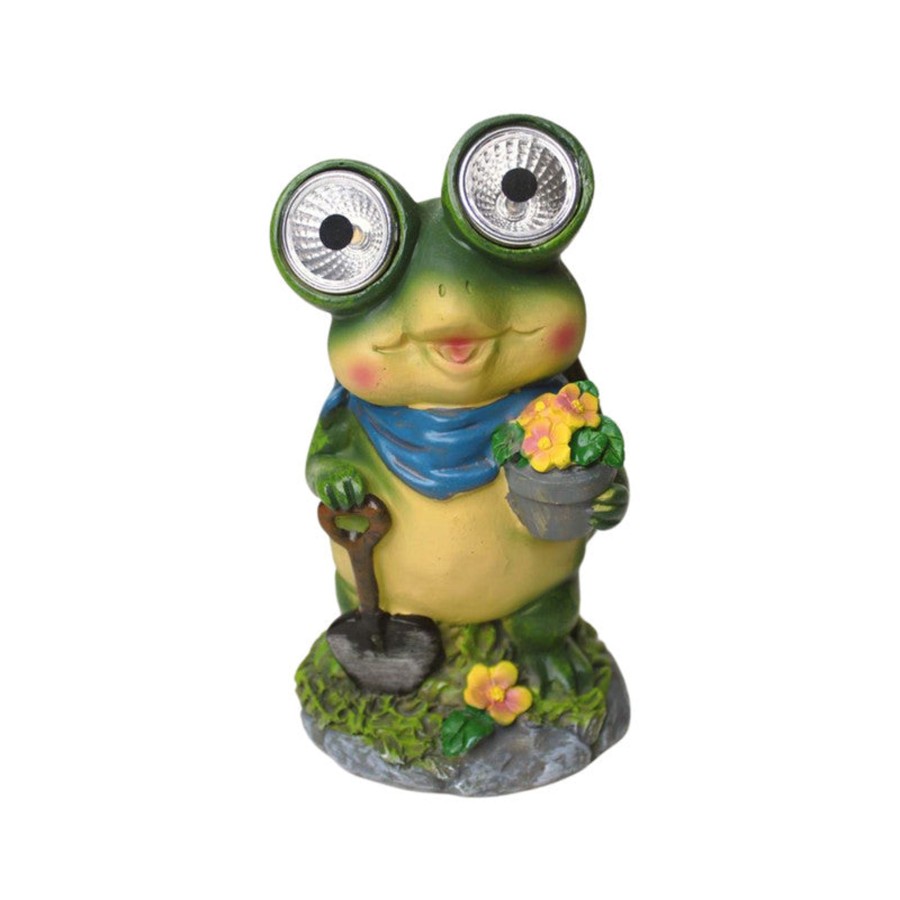 Garden Decor Wonderland Solar Light | Wonderland Polyresin Decorative Solar Light In Shape Of Frog