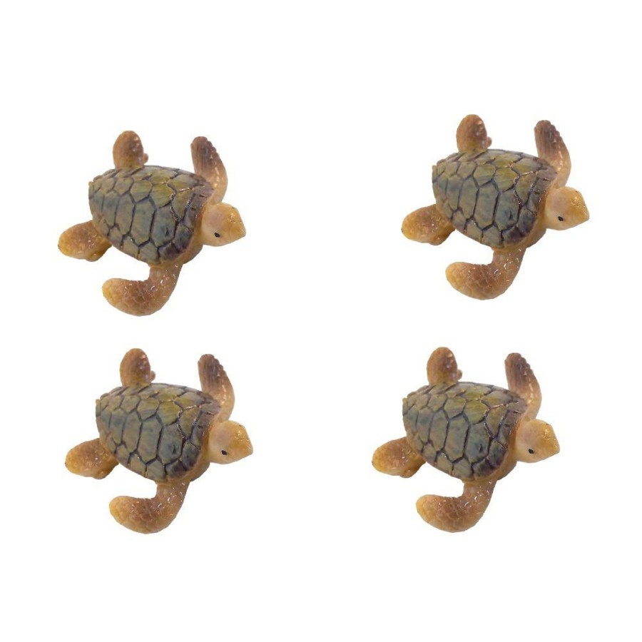 Miniature Fairy Garden Wonderland | Miniature Toys : (4 Pc/Set ) Turtle For Fairy Garden Accessories