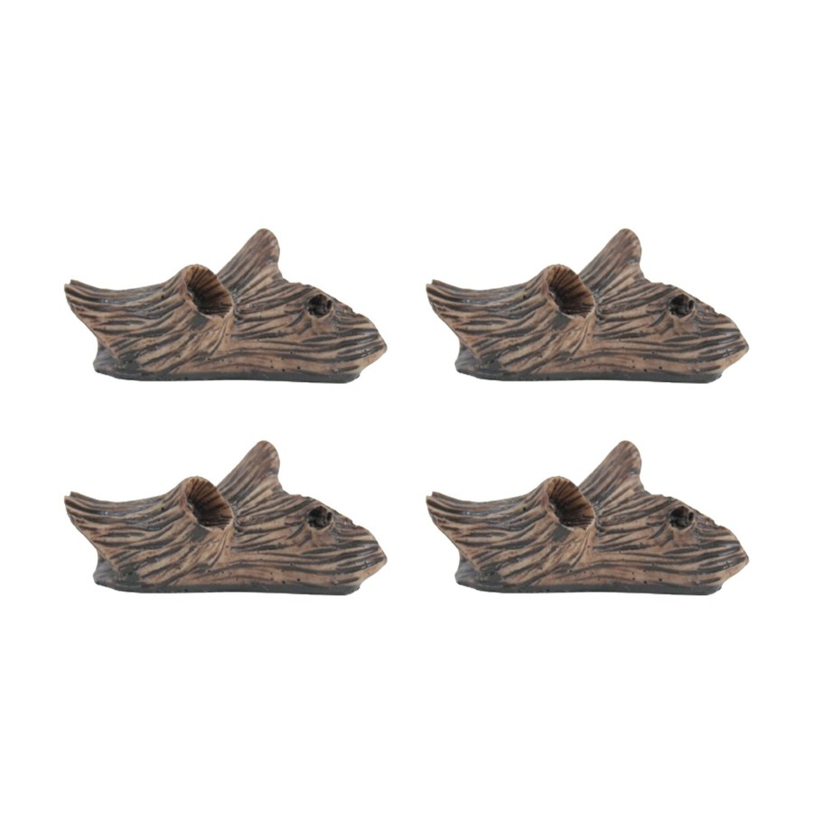 Miniature Fairy Garden Wonderland | Miniature Toy : Set Of 4 Resin Log