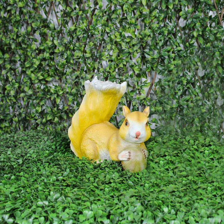 Garden Decor Wonderland Garden Statues | Squirrel Statue For Balcony And Garden Decoration