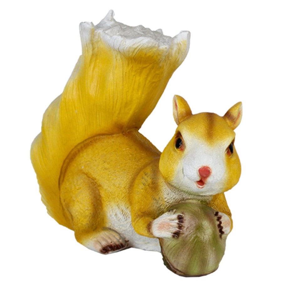 Garden Decor Wonderland Garden Statues | Squirrel Statue For Balcony And Garden Decoration