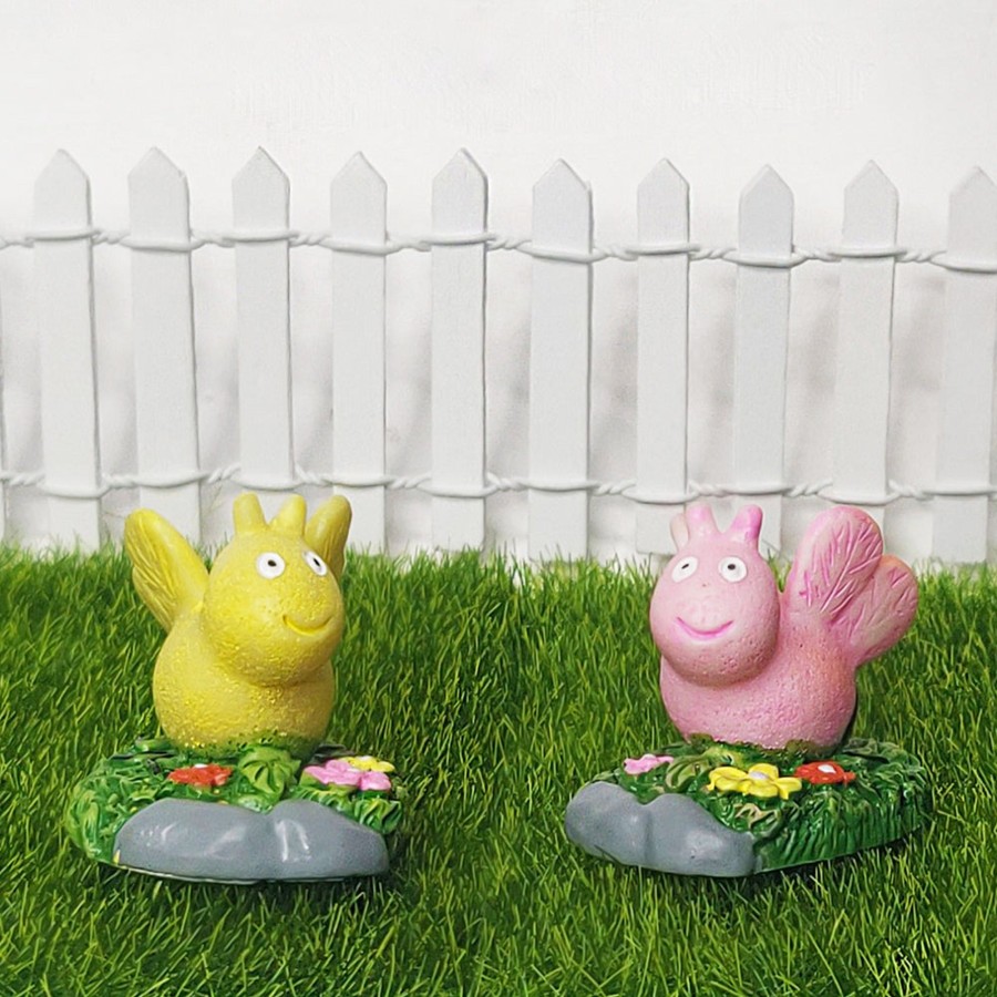 Miniature Fairy Garden Wonderland | Miniature Toys : (Set Of 2) Honeybee On Stone