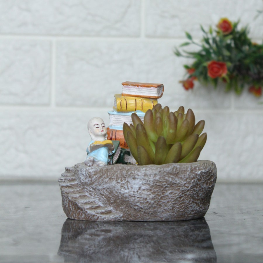 Garden Planters Wonderland | Monk & Books Succulent Pot For Home Decoration