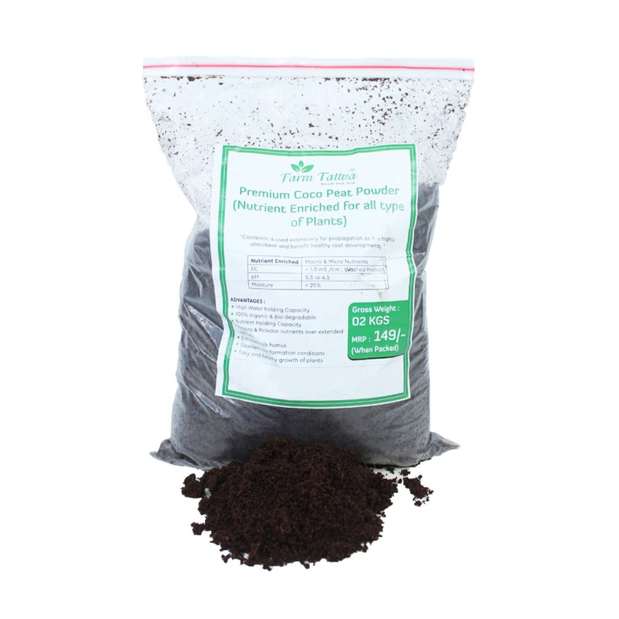 Garden Essentials Wonderland | Premium Cocopeat In 2 Kg Packet