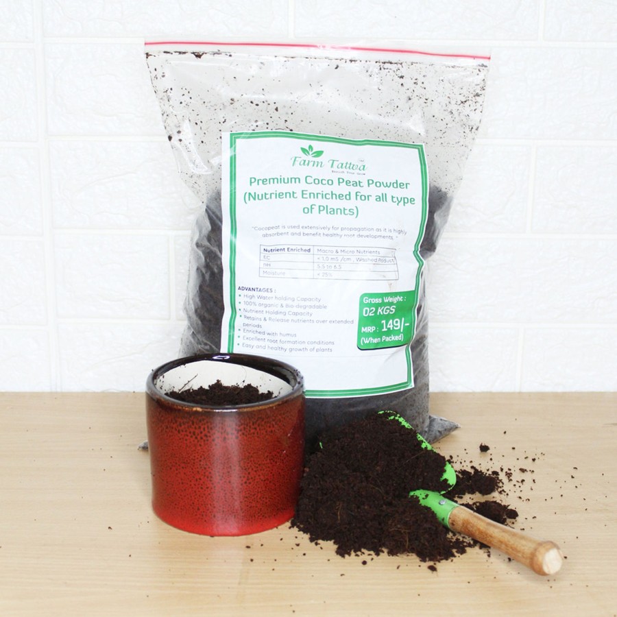 Garden Essentials Wonderland | Premium Cocopeat In 2 Kg Packet