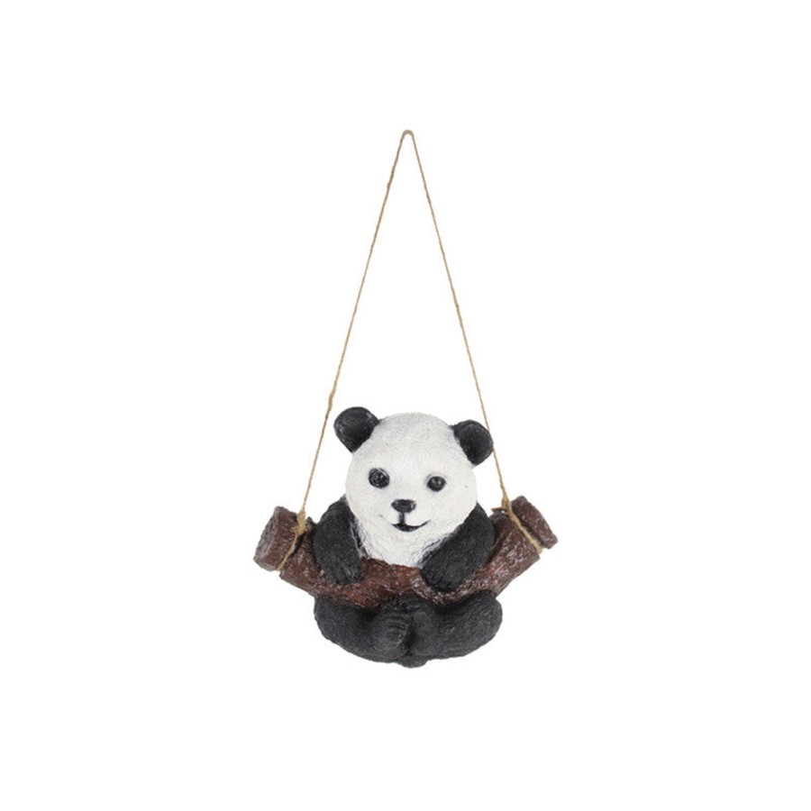 Garden Decor Wonderland Garden Statues | Wonderland Hanging Garden Decor Swing Panda