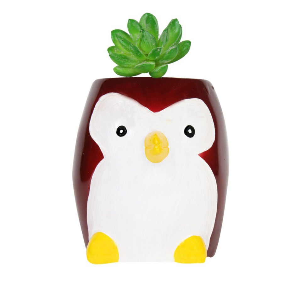 Garden Planters Wonderland | Penguin Succulent Pot For Home And Balcony Decoration