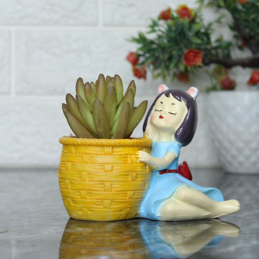 Garden Planters Wonderland | Dream Girl Succulent Pot For Home Decoration