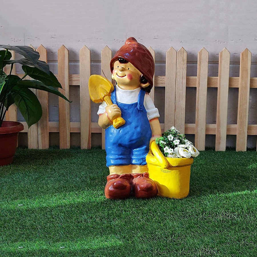 Garden Planters Wonderland | Boy With Pot Planter For Balcony & Garden Decoration