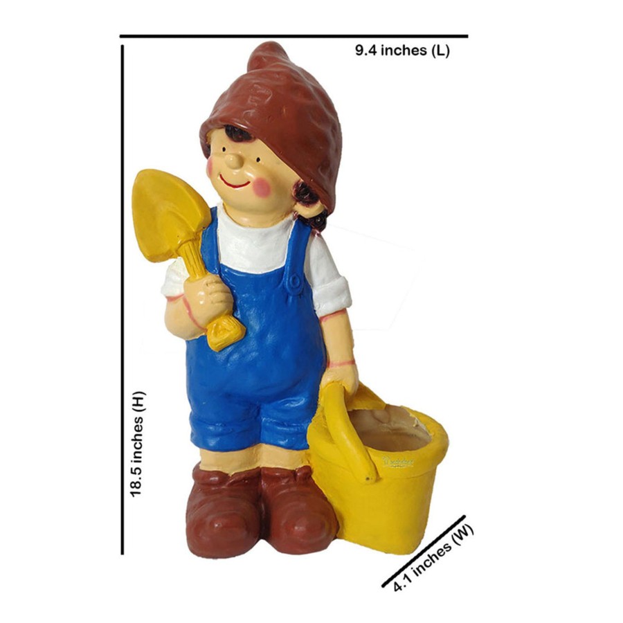 Garden Planters Wonderland | Boy With Pot Planter For Balcony & Garden Decoration