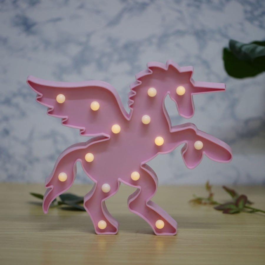 Kids Wonderland | Unicorn Led Wall Light-Pink For Kids Room Night Light (Hole At The Back)