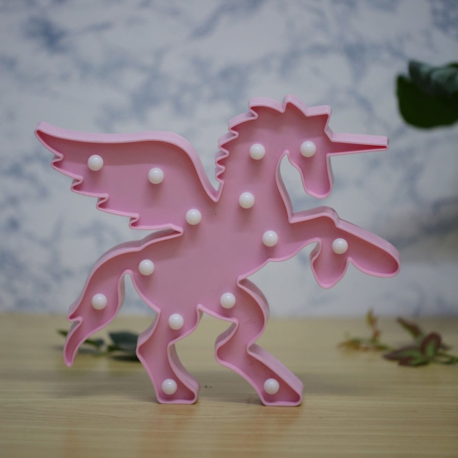 Kids Wonderland | Unicorn Led Wall Light-Pink For Kids Room Night Light (Hole At The Back)