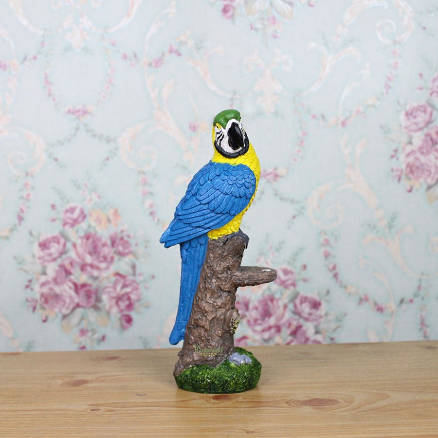 Home Decor Wonderland Table Top Decor | Macaw Statue Home, Balcony And Garden Decoration