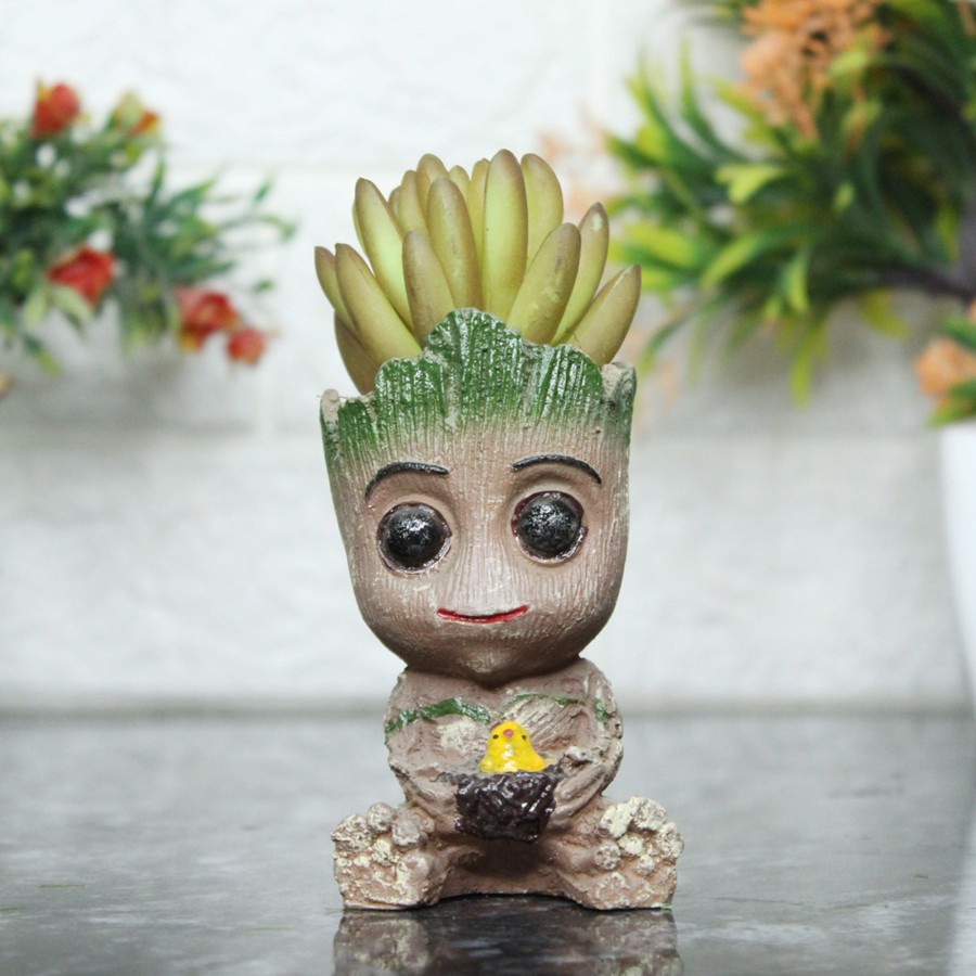 Garden Planters Wonderland | Baby Groot Succulent Pot For Home And Balcony Decoration