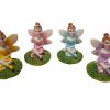 Miniature Fairy Garden Wonderland Garden Arts and Craft | (Set Of 4) Fairies For Bonsai Accessories