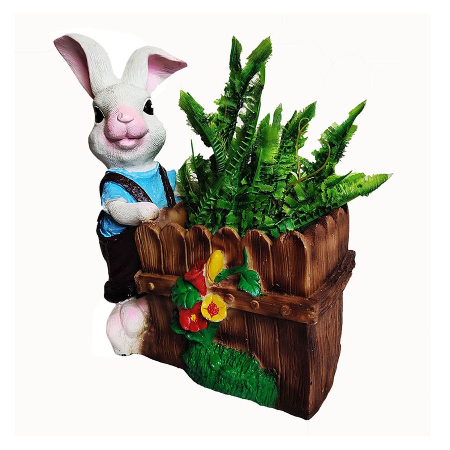 Garden Planters Wonderland | Resin Standard Bunny Planter