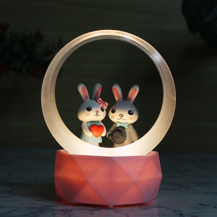 Gifts Wonderland | Wonderland Valentine'S Day Decoration Light Led Round Ring Shaped Lights Proposal Decorate Romantic Surprise Wedding Decorative Lights