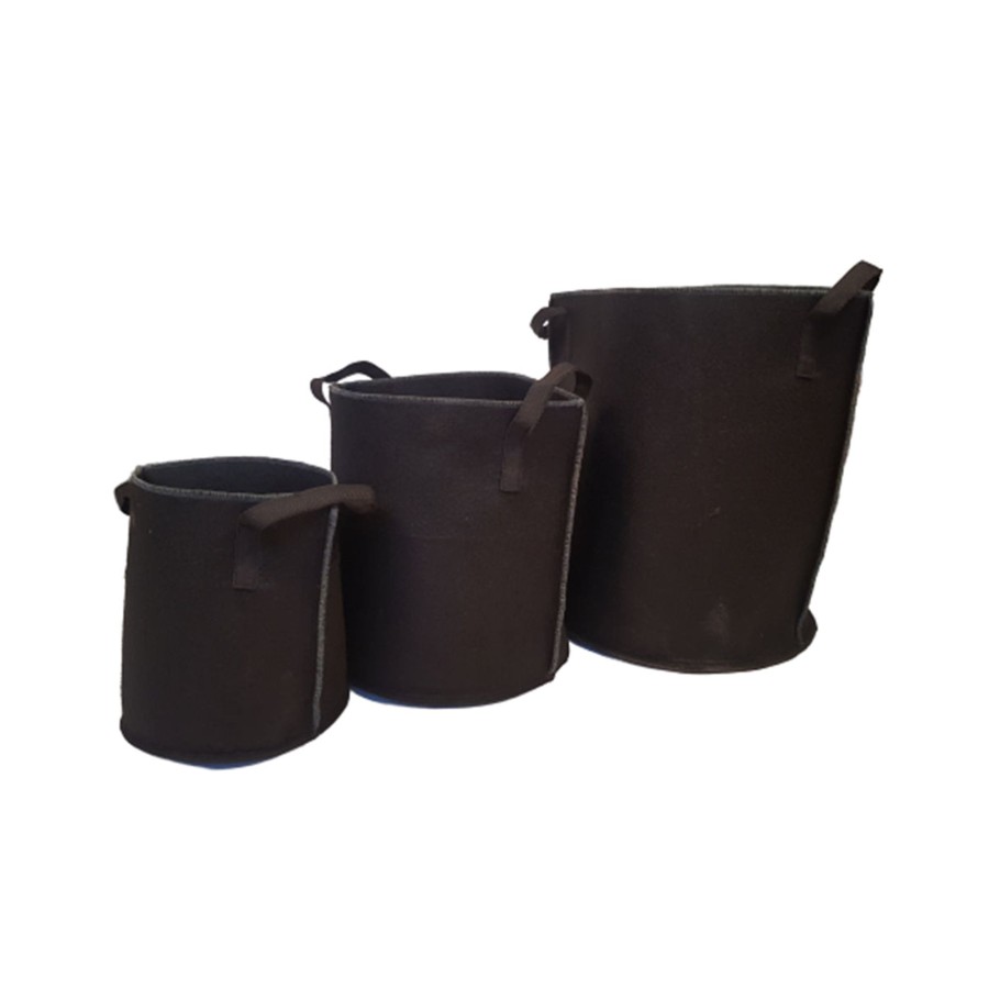 Garden Essentials Wonderland | (Pack Of 3) Assorted Grow Bags Heavy Duty Container Plant Pots With Handle.