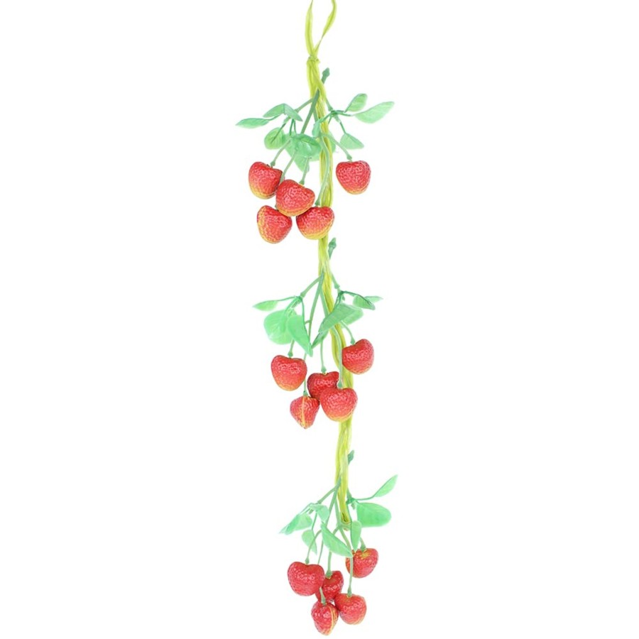 Artificial Turf Plants Wonderland Garden Arts and Craft | Artificial Strawberry Fruit String