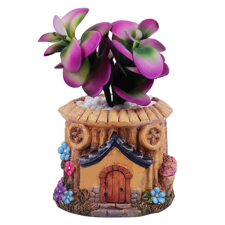 Garden Planters Wonderland | House Planter With Succulent For Home Decoration (House-E)