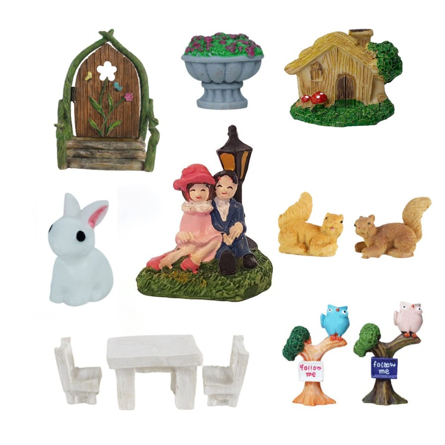 Miniature Fairy Garden Wonderland | Miniature Toys : Diy Tray Gardening Kit