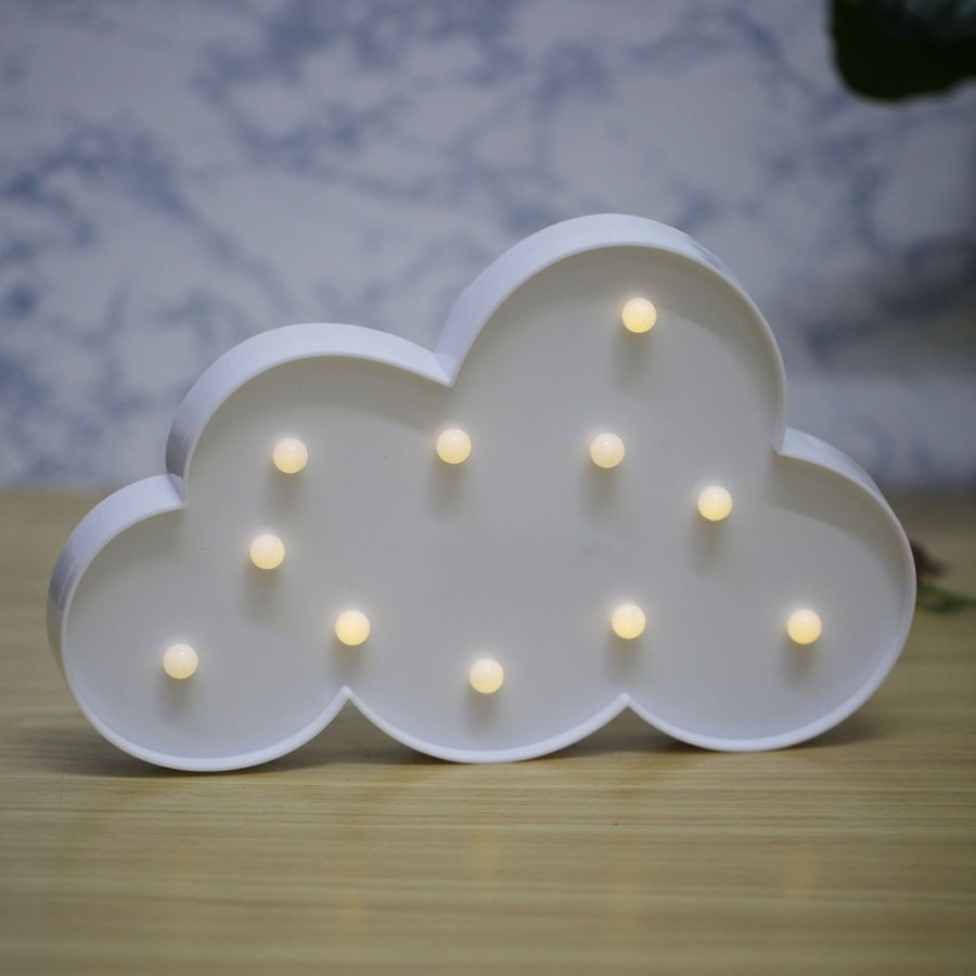 Kids Wonderland | Cloud Led Wall Light-Pink For Kids Room Night Light (Hole At The Back)