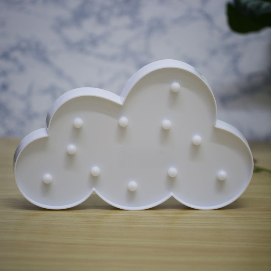 Kids Wonderland | Cloud Led Wall Light-Pink For Kids Room Night Light (Hole At The Back)